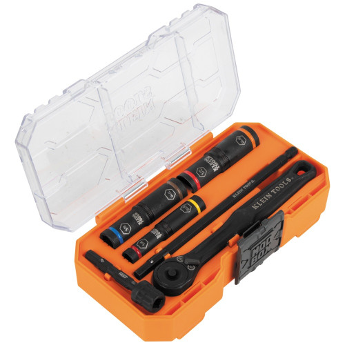 Essential Deep-Well Heavy-Duty Flip Socket Set, SAE 7-Piece