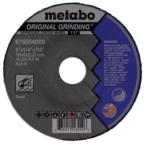 Grinding Wheel A24N with HUB (6") Grinding Wheel A24N with HUB (6")