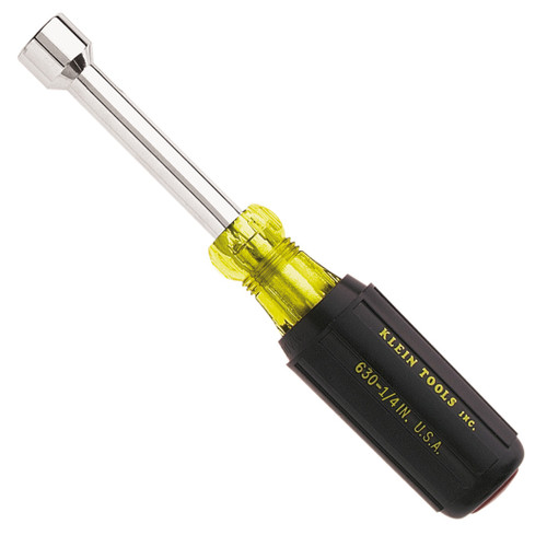 Cushion-Grip Hollow-Shank 1/4" Nut Driver - 3" Shank Cushion-Grip Hollow-Shank 1/4" Nut Driver - 3" Shank