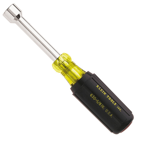 Cushion-Grip Hollow-Shank 5/8" Nut Driver - 3" Shank Cushion-Grip Hollow-Shank 5/8" Nut Driver - 3" Shank