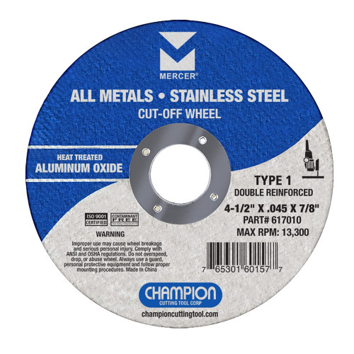Type 1 Thin Cut-Off Wheel - 5 x .045 x 7/8"