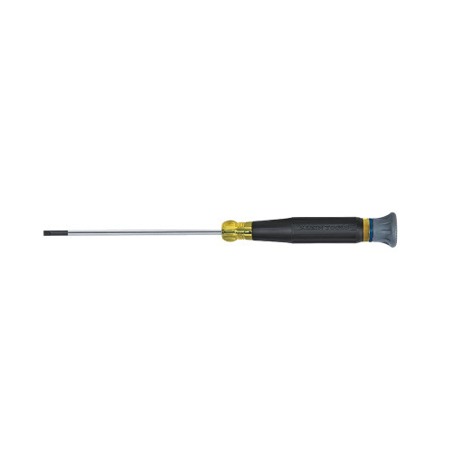 Electronics Screwdriver, 1/8" (3 mm) Slotted, 4" (102 mm) blade Electronics Screwdriver, 1/8" (3 mm) Slotted, 4" (102 mm) blade