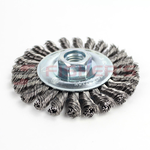 Cable Twist Wheel Brush (4") Cable Twist Wheel Brush (4")