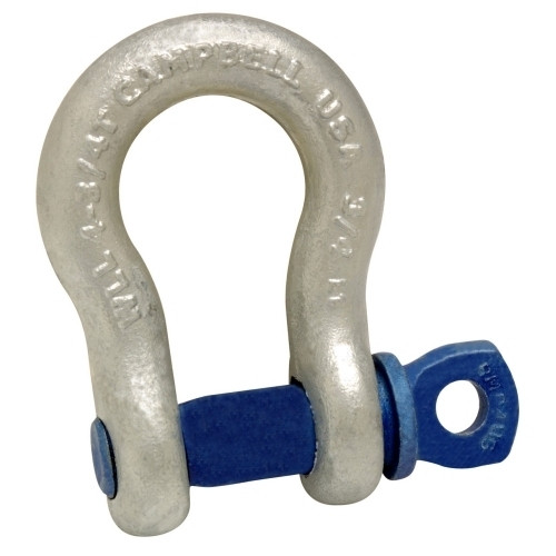 Anchor Shackle, Screw Pin, 7/8 Inch Anchor Shackle, Screw Pin, 7/8 Inch