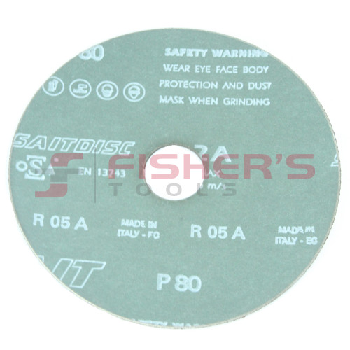 5" 2A Coated Angle-Grinder Fiber Discs - 80 Grit Metal 5" 2A Coated Angle-Grinder Fiber Discs - 80 Grit Metal