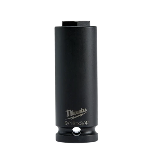 Lineman's 2-in-1 Socket 12PT 9/16" x 3/4"