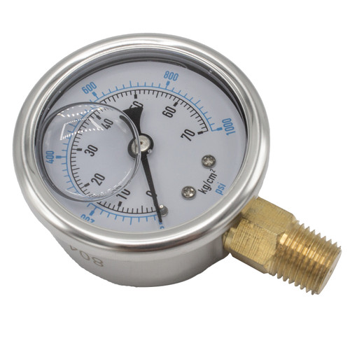 Pressure Gauge, Oil Liquid Filled Pressure Gauge, Oil Liquid Filled
