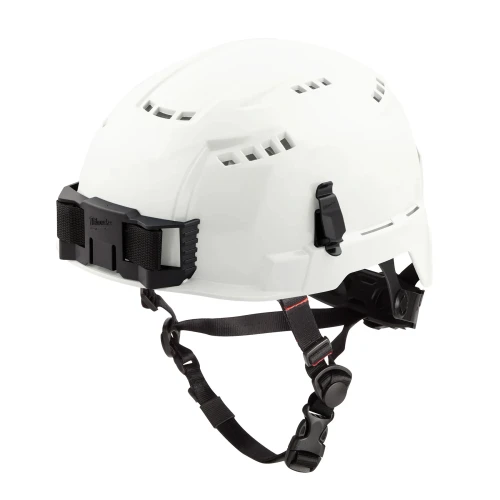 Safety Helmet No Brim - Vented (White)
