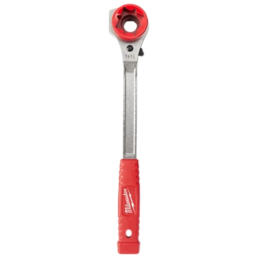 Lineman's High-Leverage Ratcheting Wrench w/ Milled Strike Face