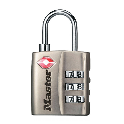 Set Your Own Combination TSA-Accepted Luggage Lock (Nickel) #4680