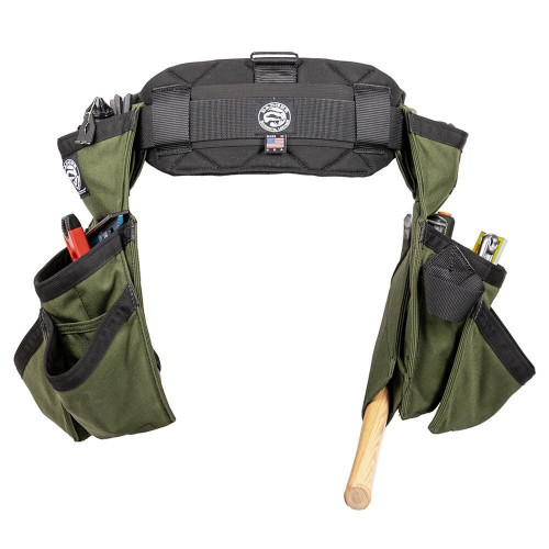 Carpenter Tool Belt Set - Olive X-Large