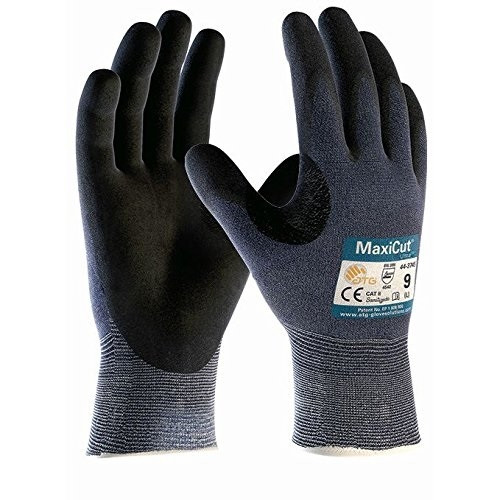 MaxiCut Ultra Seamless Knit Engineered Yarn Glove with Premium Nitrile Coated MicroFoam Grip on Palm and Fingers (Large) MaxiCut Ultra Seamless Knit Engineered Yarn Glove with Premium Nitrile Coated MicroFoam Grip on Palm and Fingers (Large)