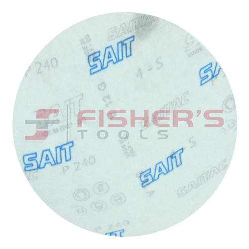 6" 4S Hook & Loop PSA Disc - 240 Grit Wood