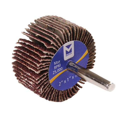 Aluminum Oxide Mounted Flap Wheel - 2 x 1 x 1/4 60G