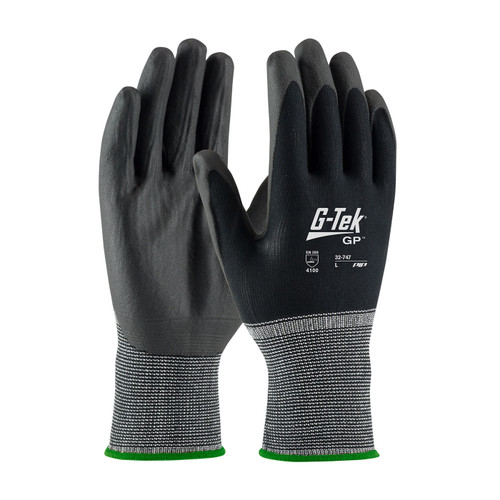 Seamless Knit Nylon Glove with Air-Infused PVC Coating on Palm and Fingers (X-Large) Seamless Knit Nylon Glove with Air-Infused PVC Coating on Palm and Fingers (X-Large)