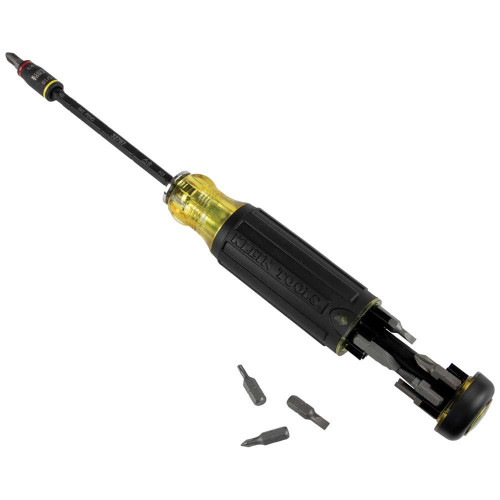 14-in-1 HVAC Adjustable-Length Impact Screwdriver with Flip Socket
