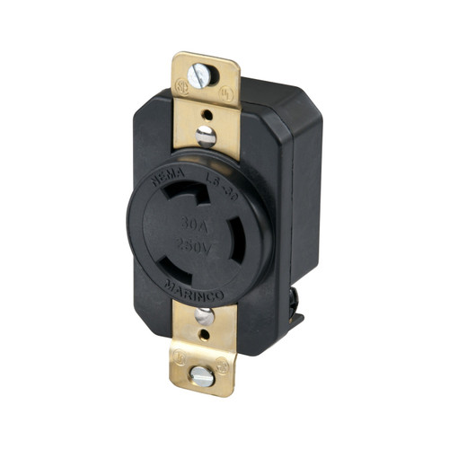 TwistLock Receptacle 30-Amp, 250-Volt, 2-Pole, 3-Wire TwistLock Receptacle 30-Amp, 250-Volt, 2-Pole, 3-Wire