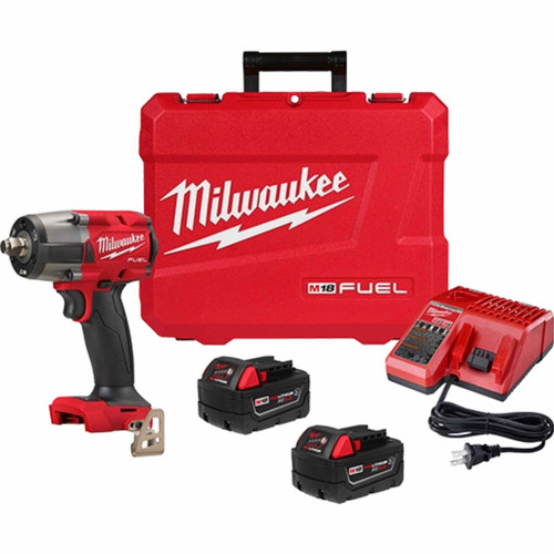 M18 FUEL Mid-Torque Impact Wrench w/ Friction Ring Kit 1/2"