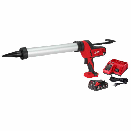M18™ Cordless Aluminum Barrel Caulk and Adhesive Gun Kit (20 oz)