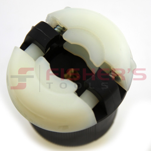 Safety-Shroud Twist-Lock Connector Body 20A 125V Safety-Shroud Twist-Lock Connector Body 20A 125V