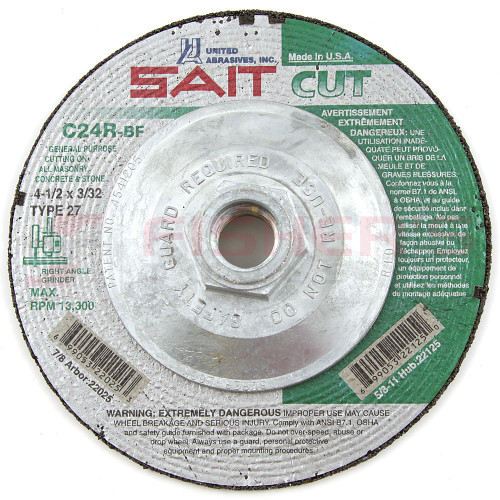 Cutting/Notching/Light Grinding Concrete Disc 4-1/2" Cutting/Notching/Light Grinding Concrete Disc 4-1/2"