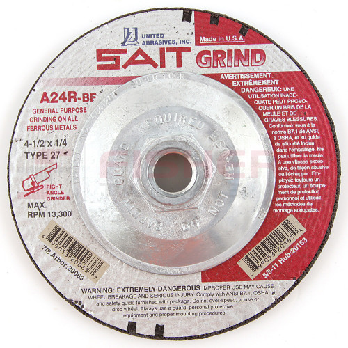 Type 27 Metal Angle Grinding Disc 4-1/2" Type 27 Metal Angle Grinding Disc 4-1/2"