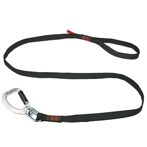 Tool Lanyard Double-Locking Single Carabiner with Swivel (40lbs) Tool Lanyard Double-Locking Single Carabiner with Swivel (40lbs)