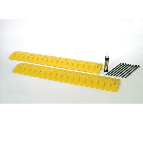 Speed Bump-Cable Protector, Yellow - 2 Channel (6 Feet) Speed Bump-Cable Protector, Yellow - 2 Channel (6 Feet)