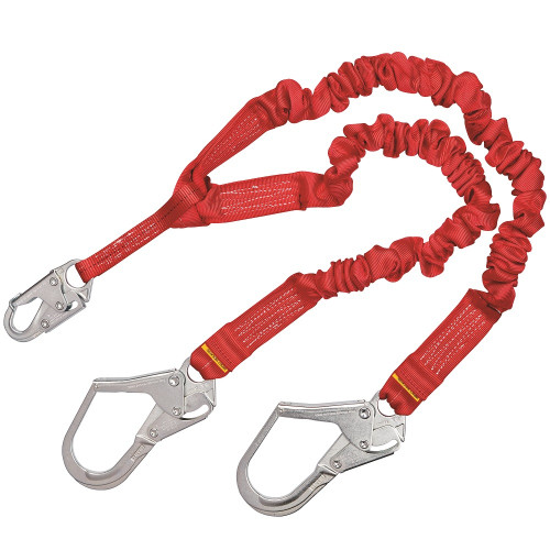 PRO Stretch 100% Tie-Off Shock Absorbing Lanyard 6ft PRO Stretch 100% Tie-Off Shock Absorbing Lanyard 6ft