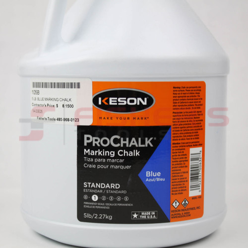 ProChalk Marking Chalk Blue 5 lbs ProChalk Marking Chalk Blue 5 lbs
