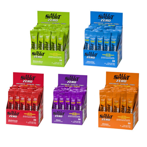 Premium Hydration Powder Sticks for Water Bottles - Variety Pack (50 Count)