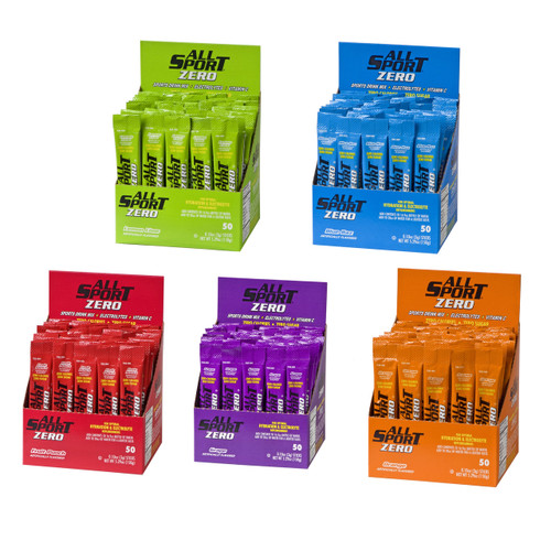 Case of Premium Hydration Powder Sticks for Water Bottles - Variety Flavors (500 Count)