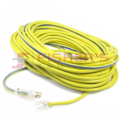 3-Conductor 300V SJTW Extension Cord with Lighted Ends - 12 Guage 100' 3-Conductor 300V SJTW Extension Cord with Lighted Ends - 12 Guage 100'