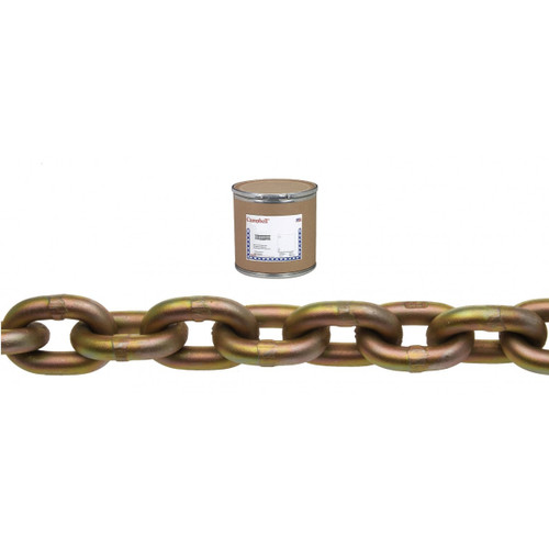 Grade 70 Transport Chain with Yellow Chromate Coating (1/2") Grade 70 Transport Chain with Yellow Chromate Coating (1/2")