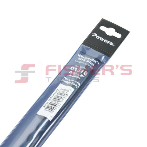 SDS-Plus Blue Carbide Wedge-Bit - 3/8" x 8"