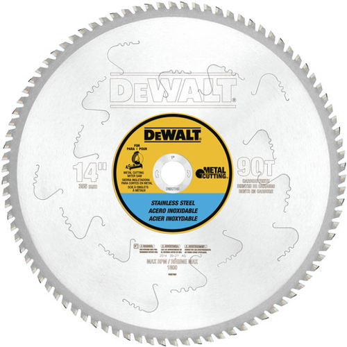 Metal Cutting Saw Blade Stainless Steel Cutting 14" (90 Teeth)