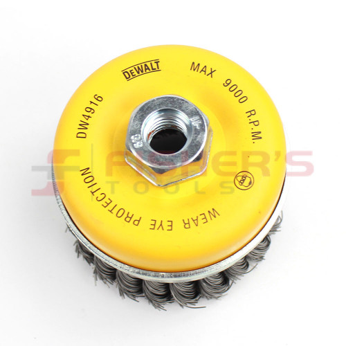 High Performance Carbon Knot Steel Cup Brush (4") High Performance Carbon Knot Steel Cup Brush (4")