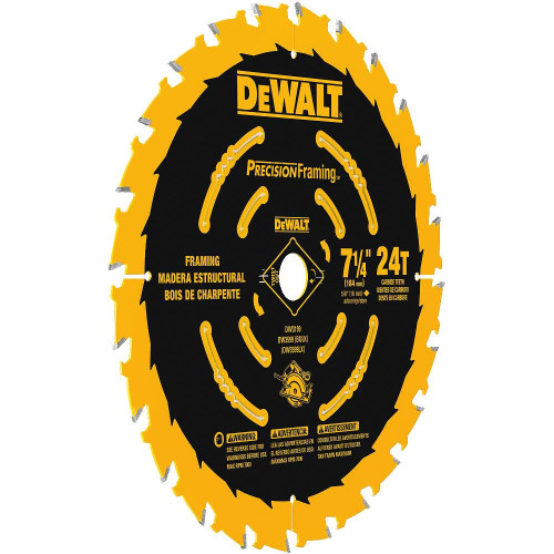 Carbide Tipped Portable UltraThin Kerf Framing Saw Blade 7-1/4"