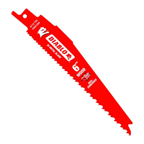 Demo Demon Reciprocating Blade for Nail-Embedded Wood 6" (54 Teeth) 25-Pack