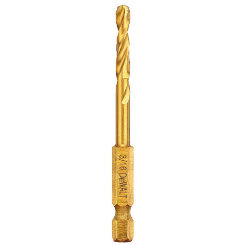 Impact Ready Titanium Drill Bit 3/16"