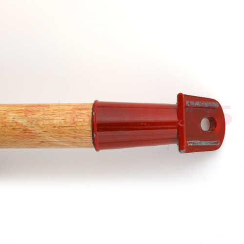 Broom Handle With Metal Connector 1-1/8" x 5' Broom Handle With Metal Connector 1-1/8" x 5'