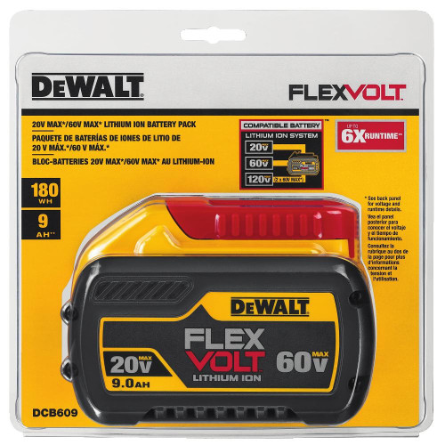 FLEXVOLT 20V/60V MAX Batteries 2-Pack Set (9.0-Ah)