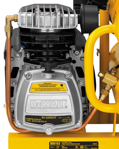 Electric Hand Carry Compressor 1.2 HP Continuous 4 Gallon