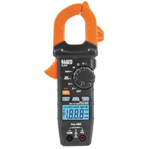 Digital Clamp Meter, AC Auto-Ranging 400 Amp with Temp Digital Clamp Meter, AC Auto-Ranging 400 Amp with Temp