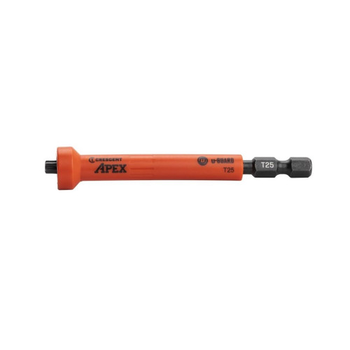 Covered Impact Power Bit with Ring Magnet - 2 Pack T25 x 3-1/2"