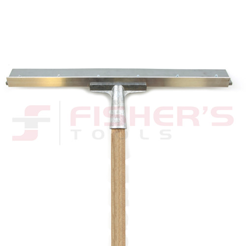 Straight Squeegee with Tapered Handle Socket & Handle (24") Straight Squeegee with Tapered Handle Socket & Handle (24")