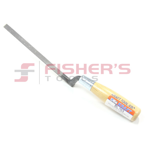 Caulking Trowel with Wooden Handle 6-5/8"x3/8"