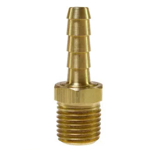 Brass Male Rigid Hose Barb (5/16")
