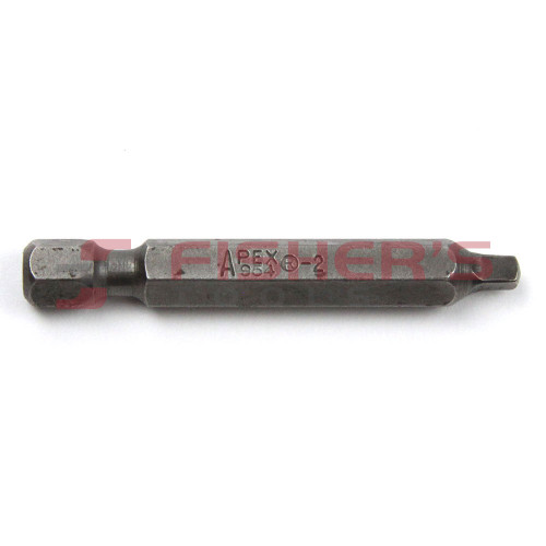 Square Recess #2 Hex Power Drive Bit - 1/4" x 1-15/16"