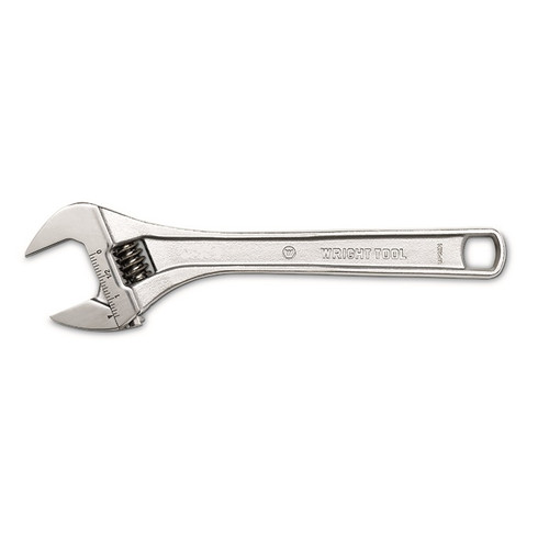 Adjustable Wrench Maximum Capacity 1-1/2" Chrome (12" Length) Adjustable Wrench Maximum Capacity 1-1/2" Chrome (12" Length)